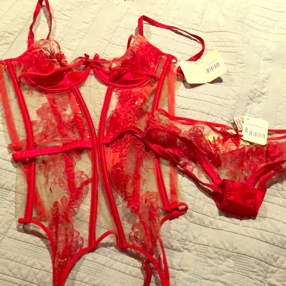 Gloria corset ad brief from agent provocateur NEW